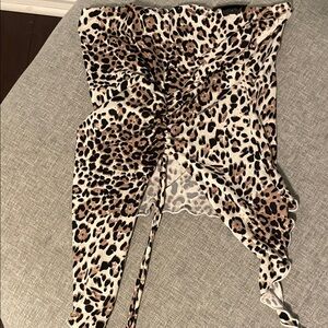 Leopard Print Crop Top